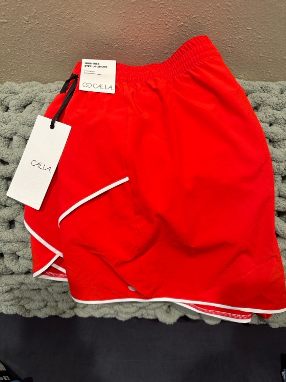 CALLA Red/Orange Athletic Shorts